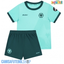 Camisa de time de futebol Wolves Jhon Arias #10 Replicas 2º Equipamento Infantil 2025-26 Manga Curta (+ Calças curtas)